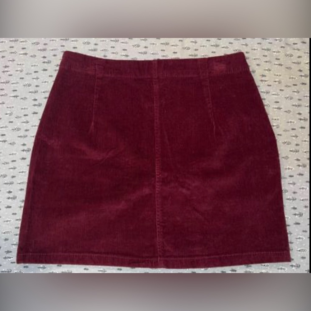 Maroon Skirt